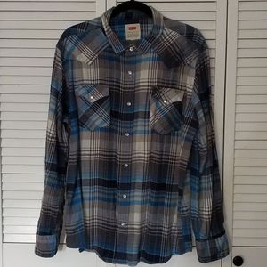 Plaid flannel levis